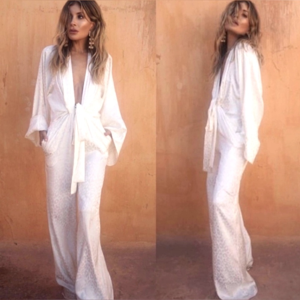 Rat & Boa Plunge Neckline Jumpsuit XS